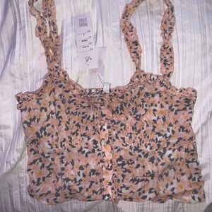 Patrons of peace cropped tank